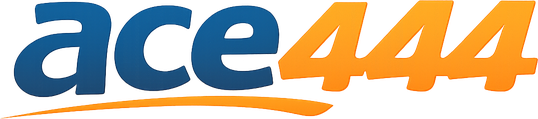 ace444 logo on homepage navbar